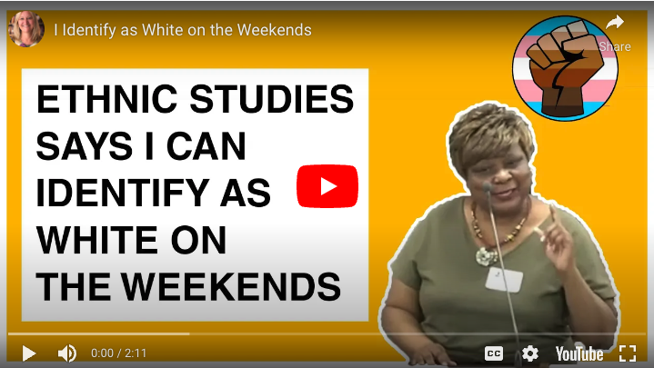 I Identify as White on the Weekends